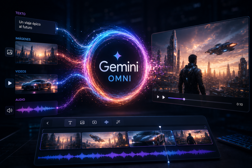 Gemini Omni: La IA de Google que convierte cualquier idea en video Gemini Omni