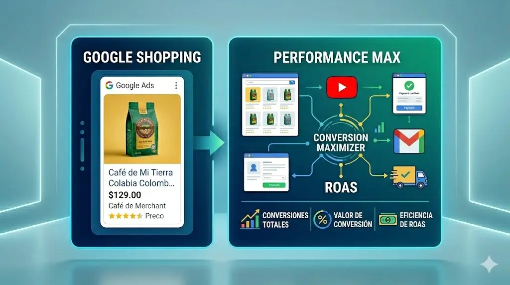 Google Ads para e-commerce en Colombia: Shopping y Performance Max explicadas Google Shopping y performance