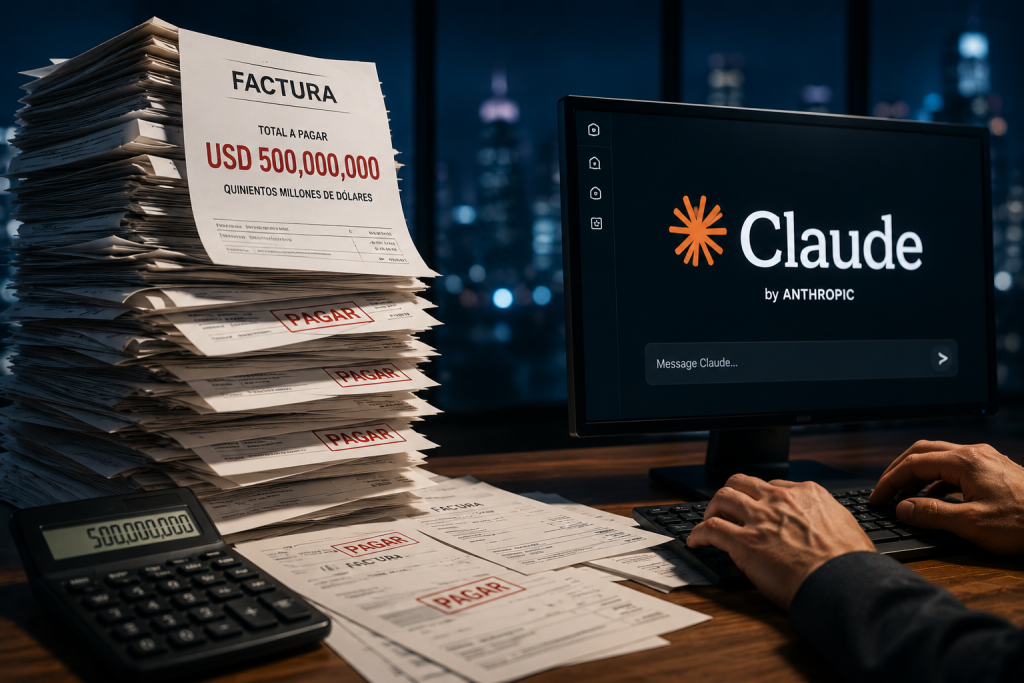 Empresa gastó USD 500 millones en Claude