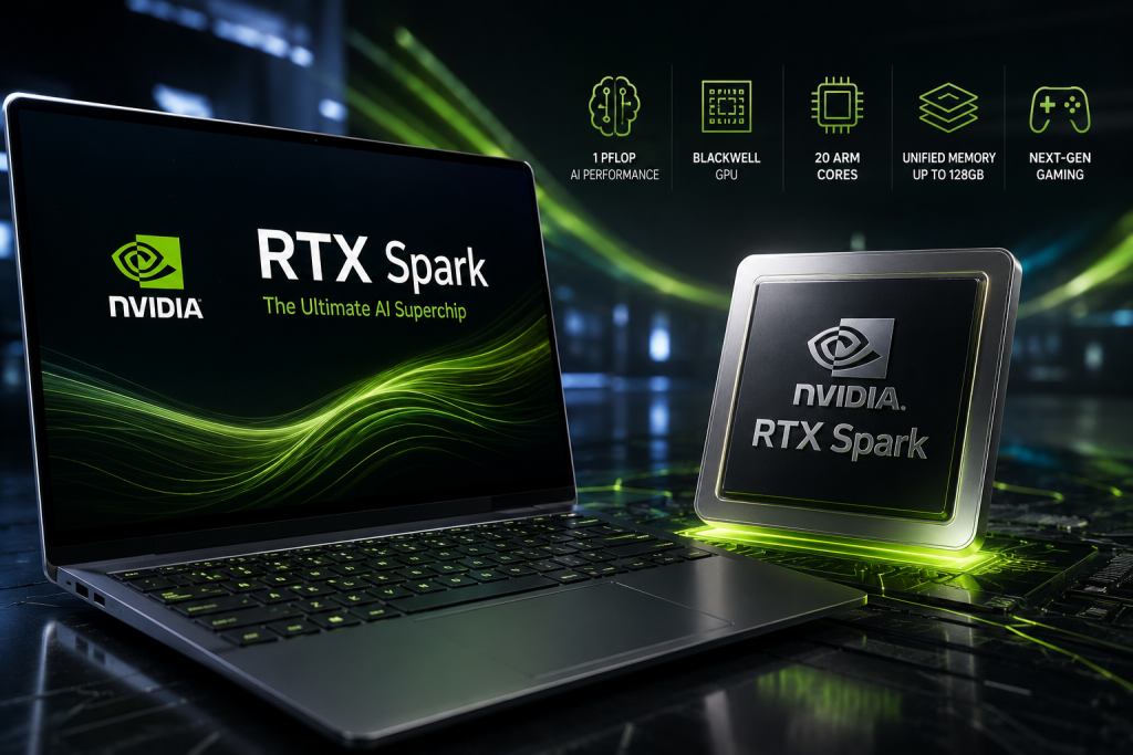 RTX Spark: el superchip de NVIDIA que quiere revolucionar las PC con IA y desafiar a Intel y AMD RTX Spark: el superchip de NVIDIA