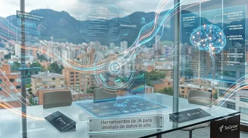 Herramientas de IA para análisis de datos en empresas de Colombia Herramientas de IA para análisis de datos representa el futuro inmediato para cualquier empresa