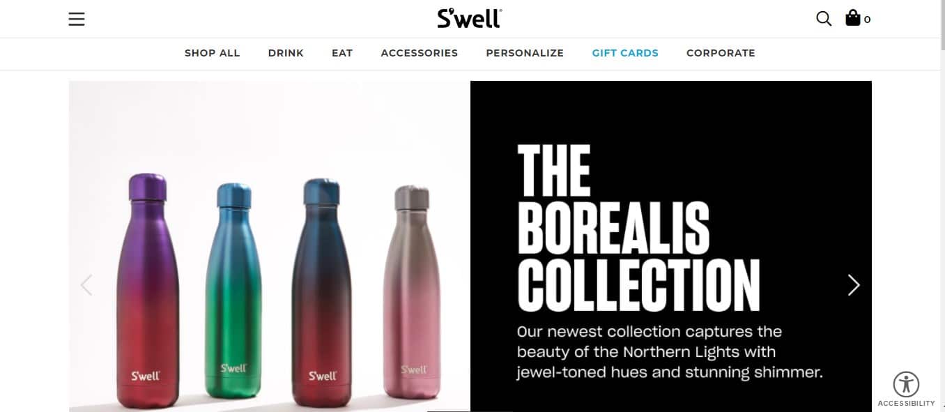 40 grandes marcas que usan WordPress sitio web de swell