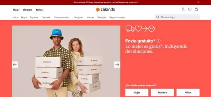 Las 8 Mejores Tiendas Virtuales del Mundo 2025 | Crea Tu E-commerce tienda virtual zalando