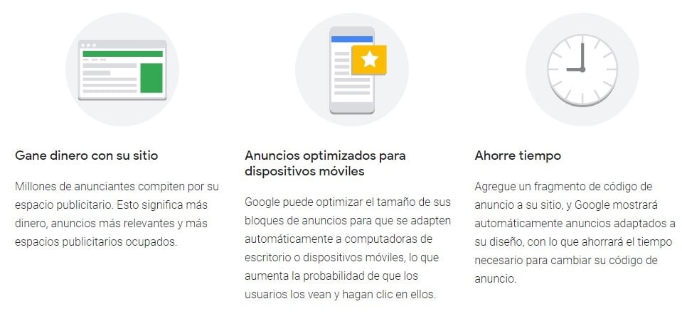 GOOGLE ADSENSE: CÓMO GANAR DINERO CON ANUNCIOS EN TU WEB Anuncios Google Adsense