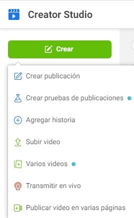 FACEBOOK CREATOR STUDIO: ¿CONOCÍAS ESTAS 4 FUNCIONES? Facebook Creator Studio - publicar