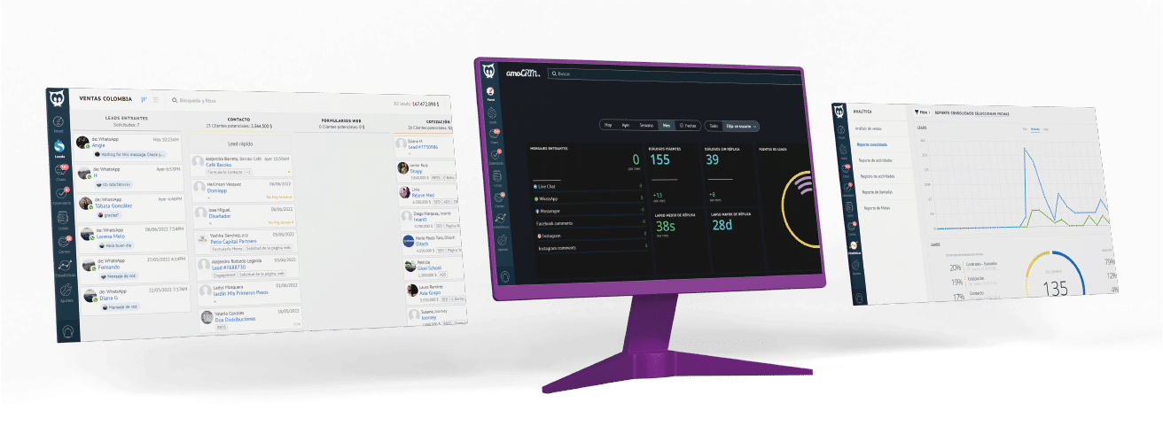 Capacitación CRM Amocrm Kommo software crm para empresas