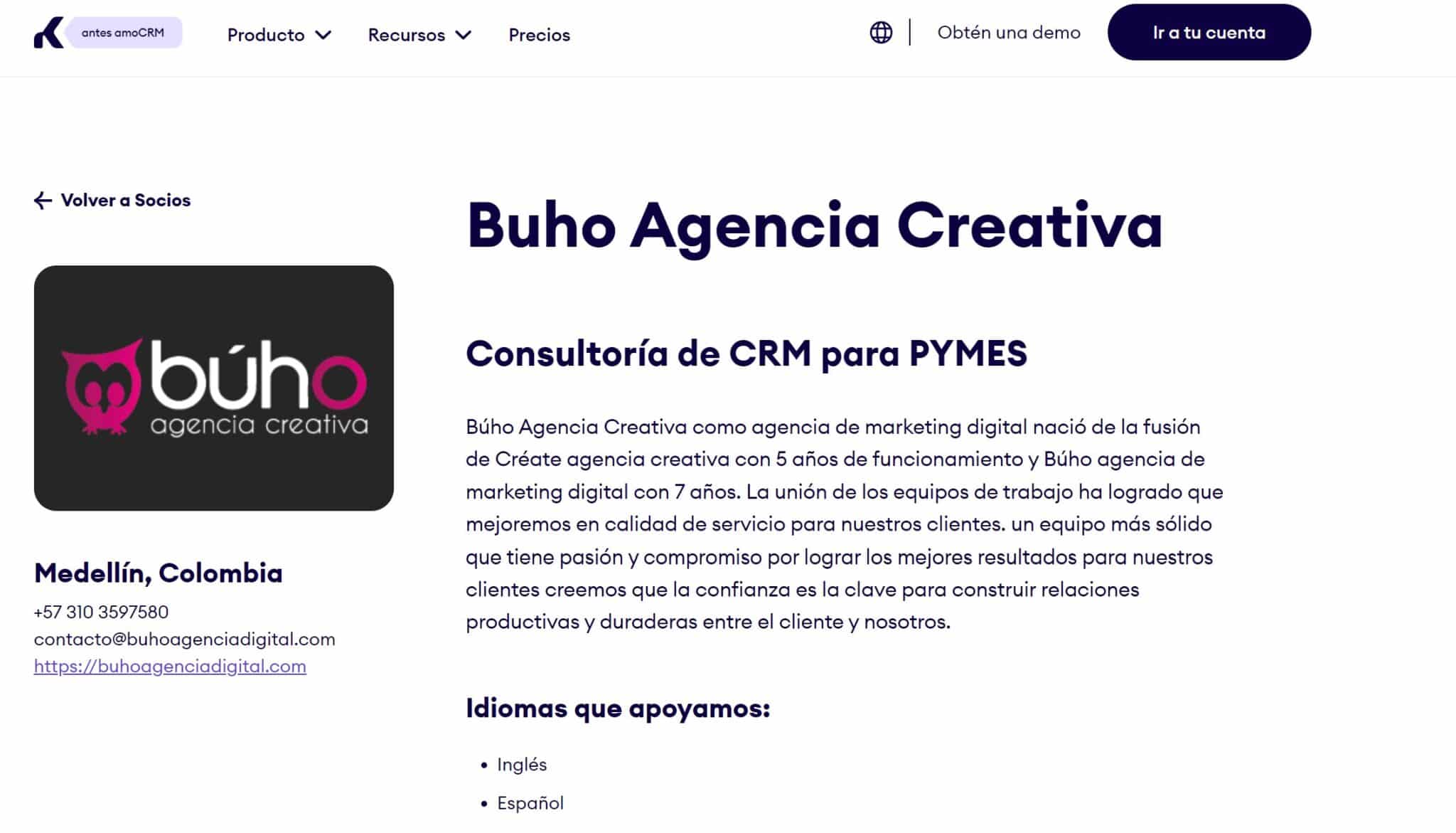 Capacitación CRM Amocrm Kommo parnert amocrm