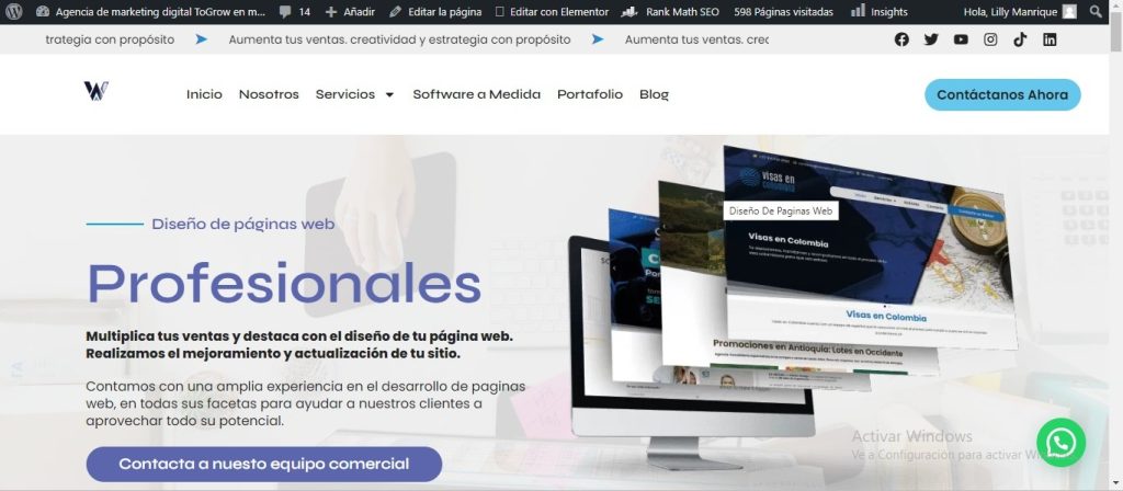 Top 6 Agencias Diseño Web Los Ángeles Agencia de diseño Web ToGrow