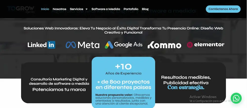 5 mejores empresas de Campañas de meta ADS en Bogotá Empresa de Meta Ads ToGrow