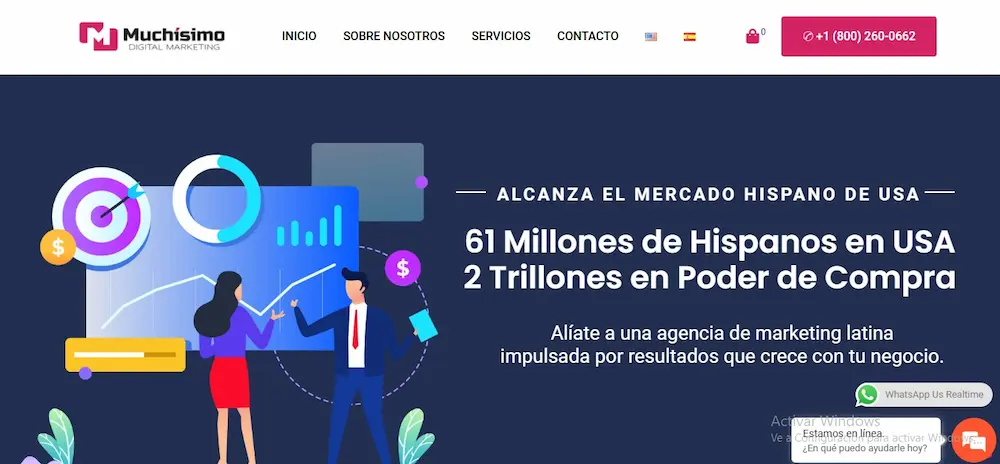 Top 6 Agencias Google ADS Los Ángeles Agencia de Diseño Web Muchísimo