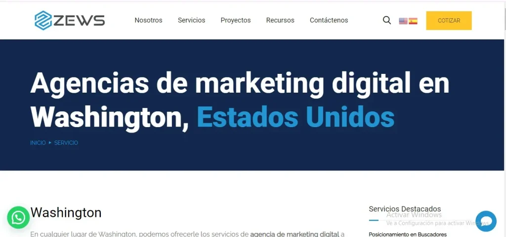 Agencia de Marketing Digital ZEWS
