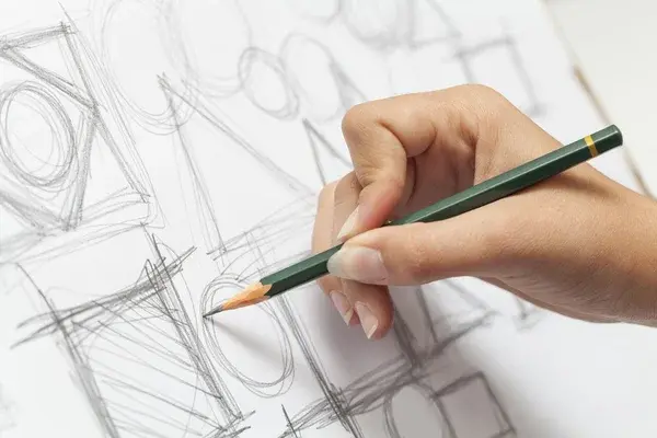 El proceso de Diseño de un Logo de empresa paso a paso bocetos para diseñar logotipo