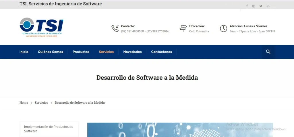 4 mejores Empresas de Desarrollo de Software en Cali, Colombia Empresa TSI