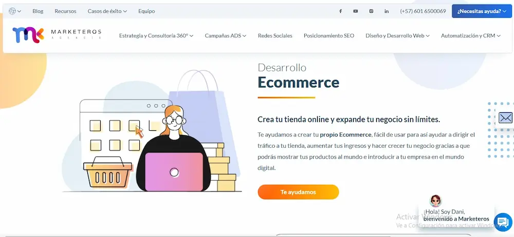 5 mejores agencias de Diseño de Tienda Online en Itagüí, Antoquia Agencia Marketeros