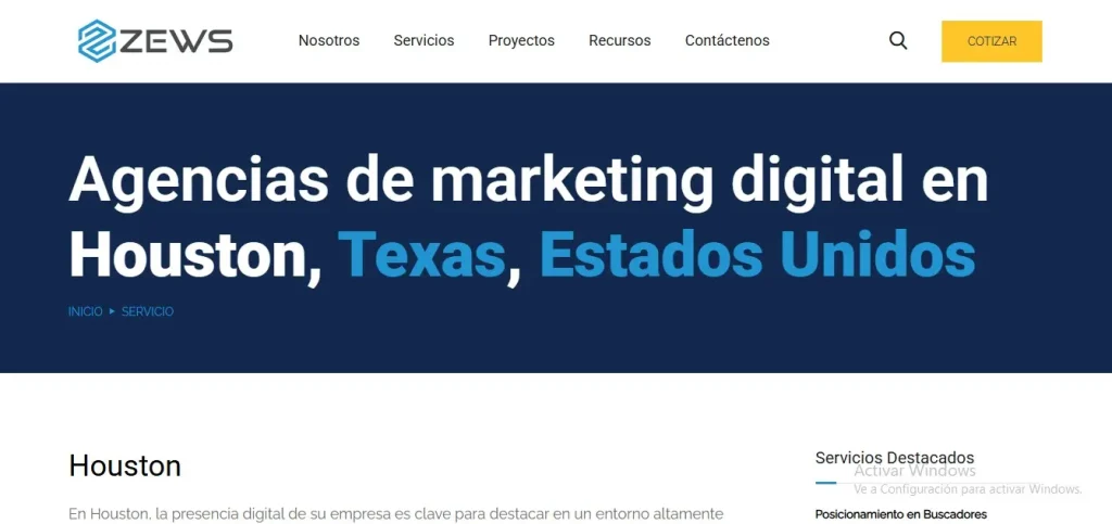 5 mejores agencias Social Media en Houston, Texas Agencia Social Media ZEWS