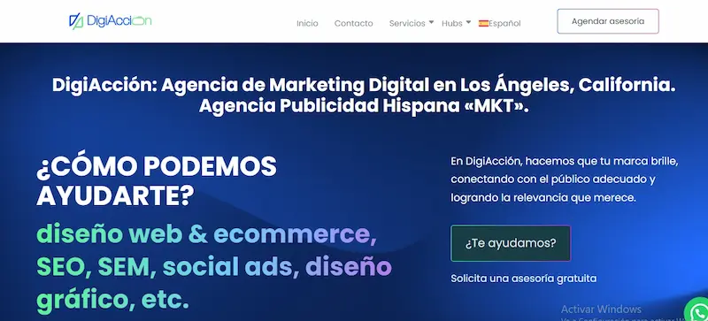 5 mejores agencias Social Media en los Ángeles California Agencia Social media Digiacción