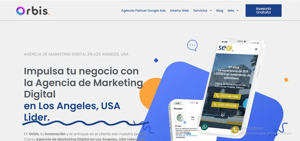 5 mejores agencias Social Media en los Ángeles California Agencia Social media Orbis