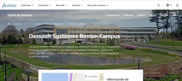 5 mejores empresas de Desarrollo de Software en Boston, Massachusetts Empresa Dassault Systemes