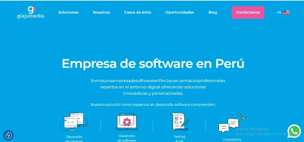 5 mejores empresas de Desarrollo de Software en Perú Empresa Glajumedia