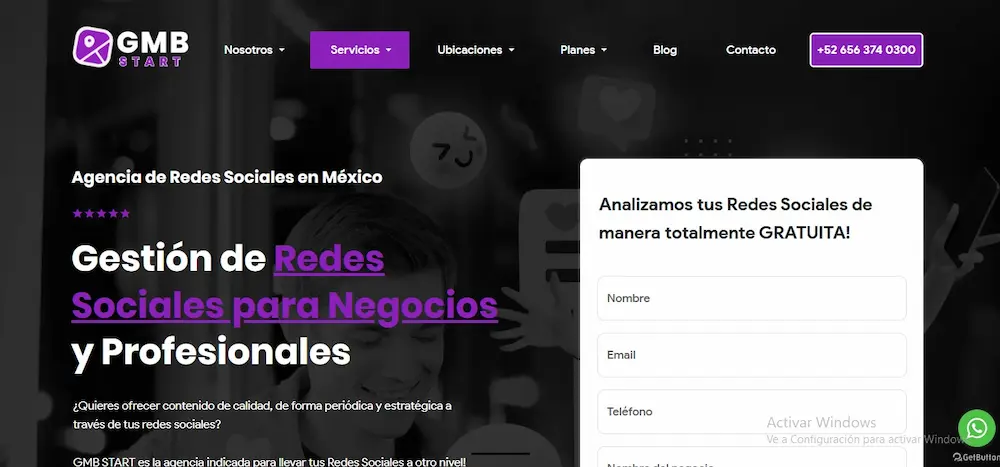 5 mejores agencias de Redes Sociales en México Agencia GMB Start