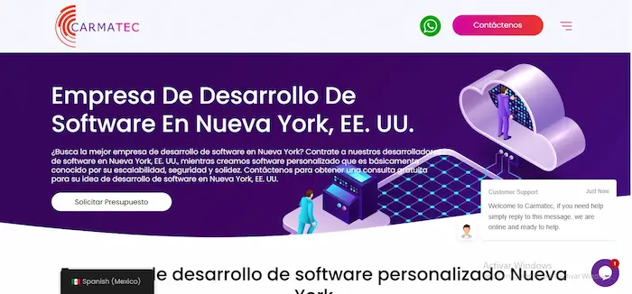 5 mejores empresas de Desarrollo de Software ERP en New York Empresa Carmatec