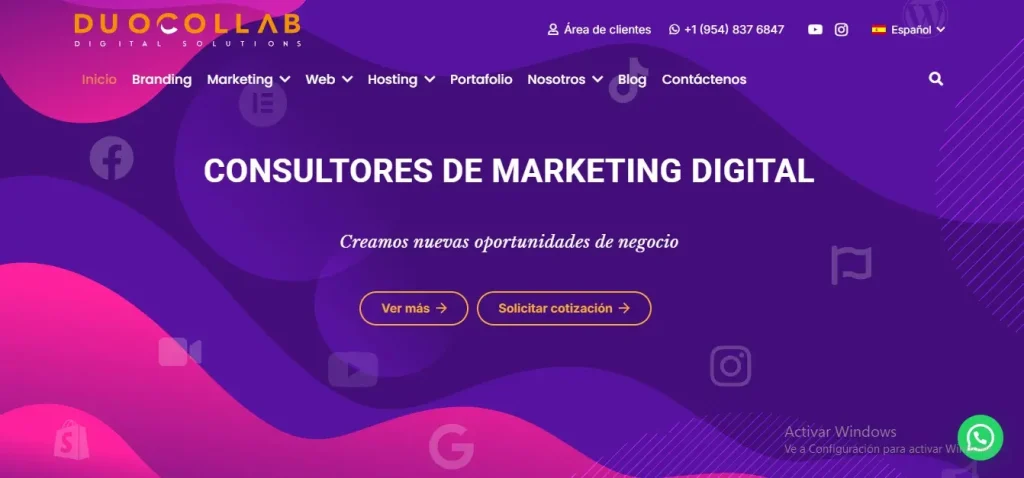 4 mejores empresas de campañas en meta ADS en Tampa Empresa Duocollab