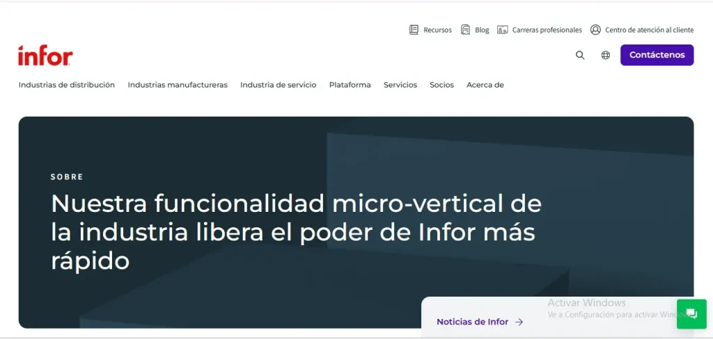 5 mejores empresas de Desarrollo de Software ERP en New York Empresa Infor