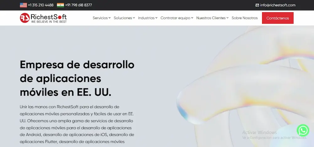 5 mejores empresas de Desarrollo de Software ERP en Estados Unidos Empresa RichestSoft