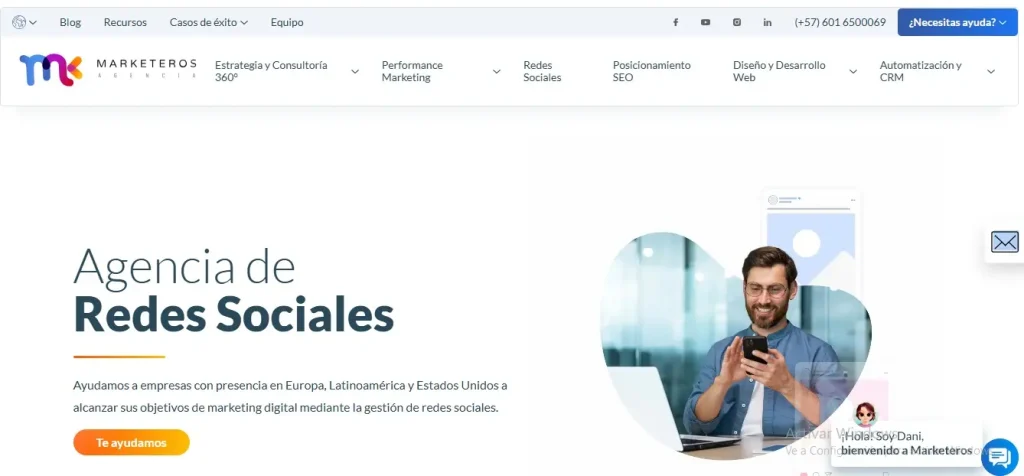 5 mejores agencias de Redes Sociales en México Agencia Marketeros