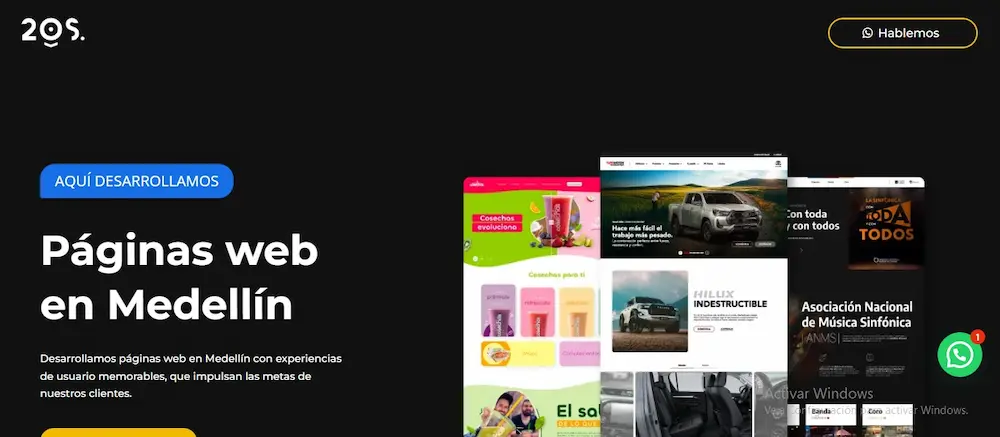 Top 7 Agencias de Desarrollo Web Medellín 20S Agencia