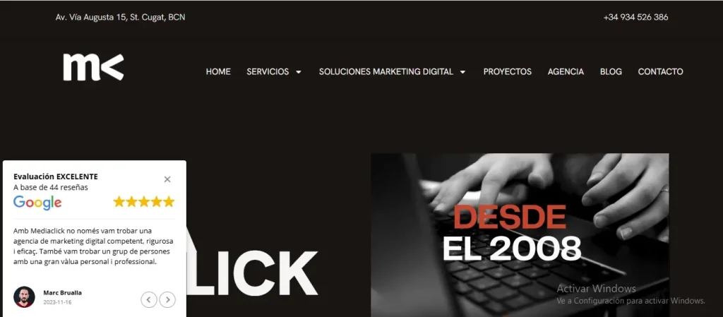 Top 6 agencias de Marketing Digital Barcelona Agencia Mediaclick