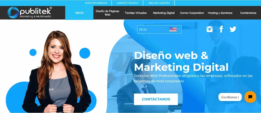 Top 6 agencias Diseño Web Miami Agencia Publitek