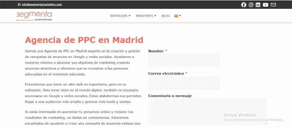 Top 8 Agencias de Publicidad PPC (SEM) en Madrid Agencia Segmenta Marketing