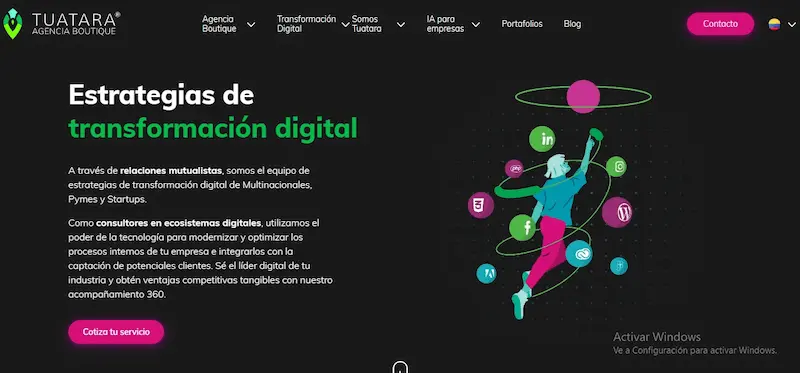 Top 8 agencias de marketing digital Bogotá Agencia Tuatara