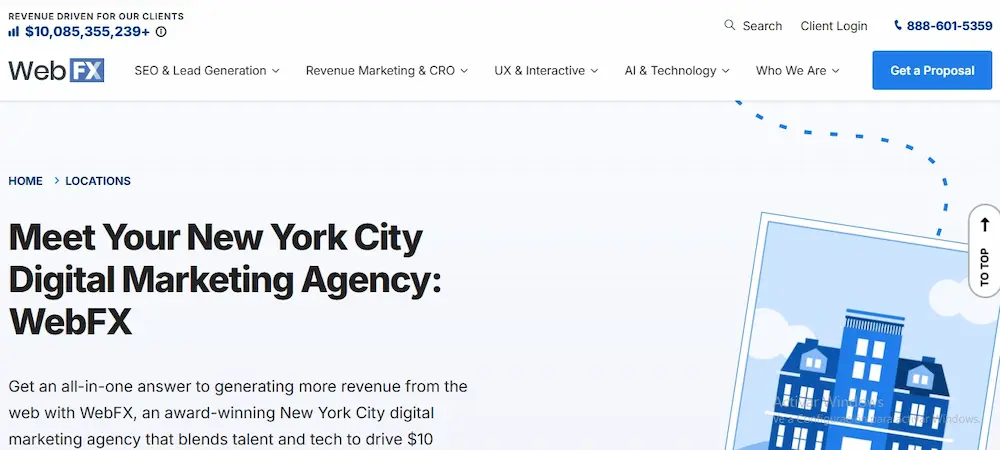 Top 6 Agencias Diseño Web New York Agencia WebFX