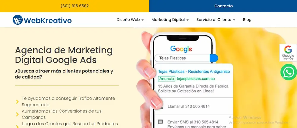 Top 6 Agencias Google ADS Bogotá Agencia WebKreativo