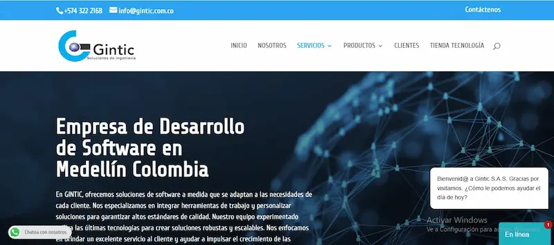 Top 5 empresas de Software Medellín Empresa Gintic