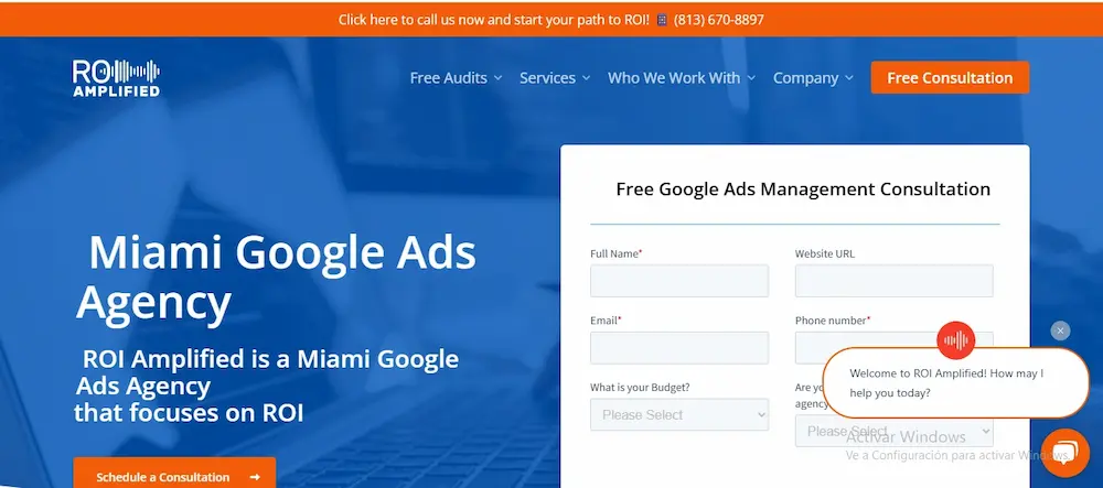 Top 6 Agencias Google ADS Miami ROI Amplified