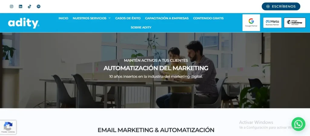 Top 5 agencias de Automatización Marketing en Latinoamérica Agencia Adity