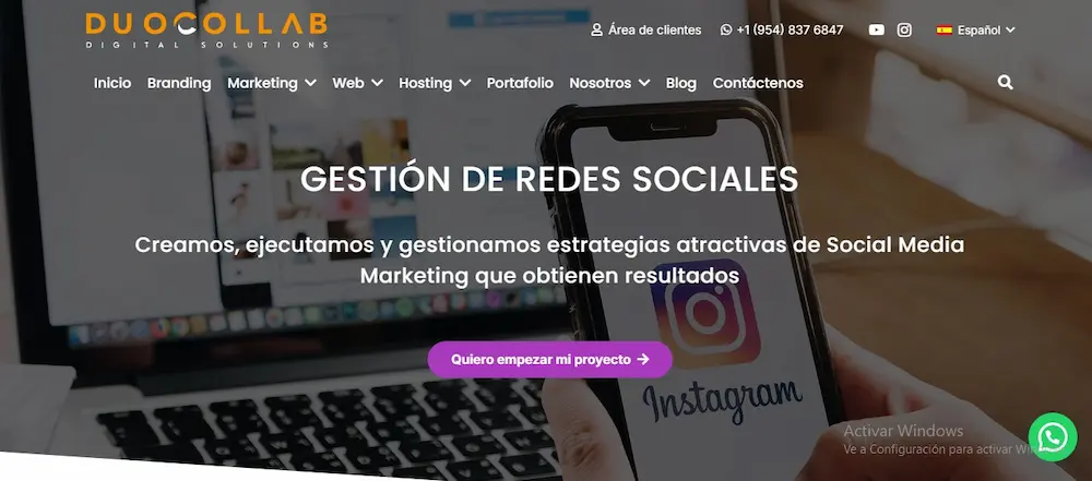 Top 5 marketing Redes Sociales Tampa Agencia Duocollab