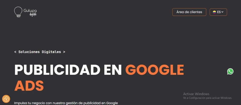 Top 5 Publicidad en Google Ads Colombia Agencia Gulupa Digital