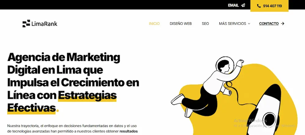 Top 5 marketing Redes Sociales Lima Agencia LimaRank