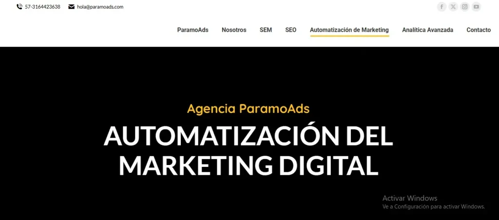 Top 5 agencias de Automatización Marketing en Medellín Agencia ParamoAds