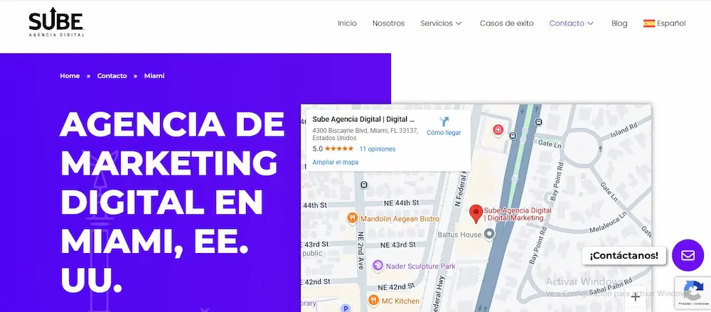 Top 5 marketing Redes Sociales Miami Agencia SUBE