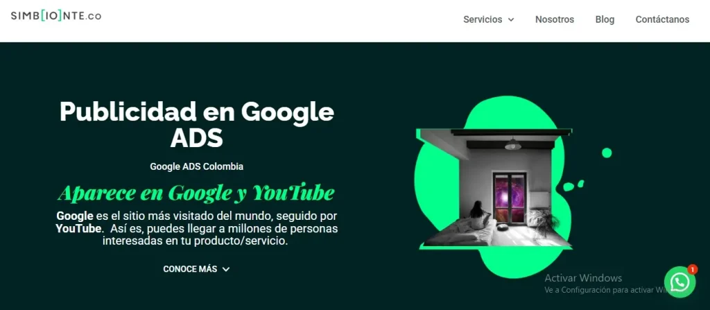 Top 5 Publicidad en Google Ads Colombia Agencia Simbionte