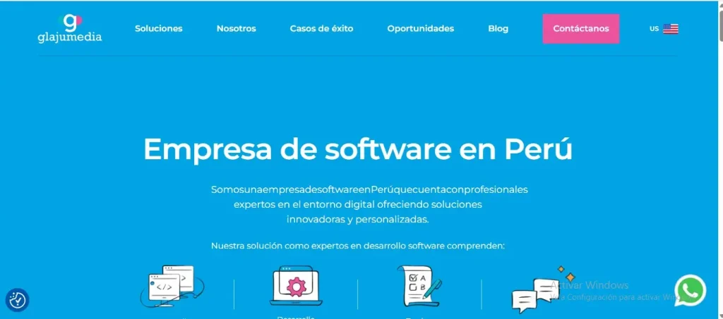 Top 5 Desarrollo de SW en Perú Empresa Glajumedia