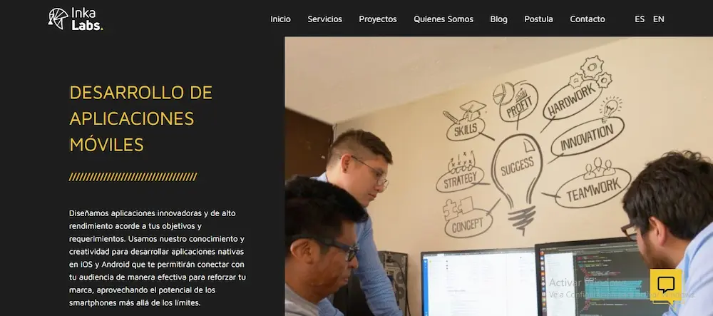 Top 5 Desarrollo de Apps en Perú Empresa Inka Labs