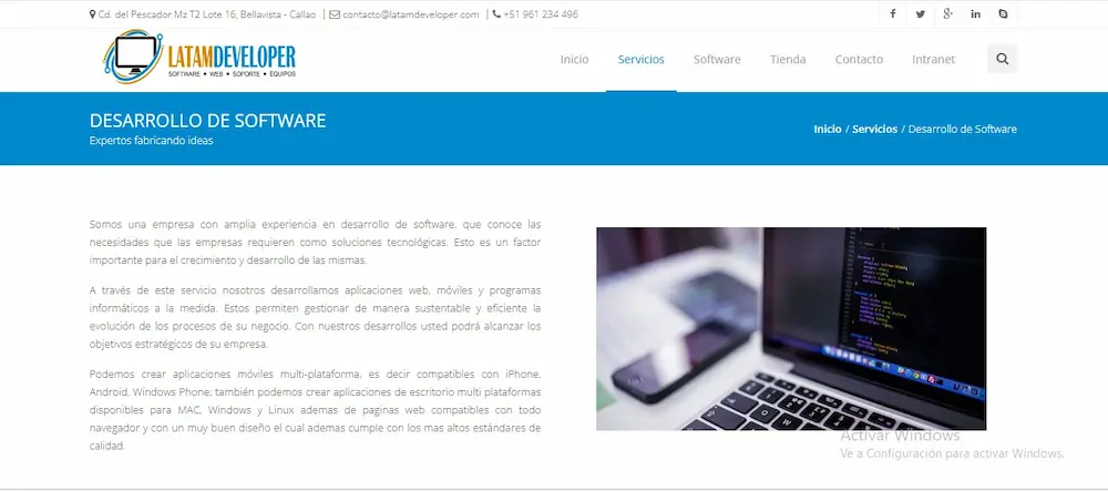 Top 5 Desarrollo de SW en Latinoamérica Empresa Latam Developer