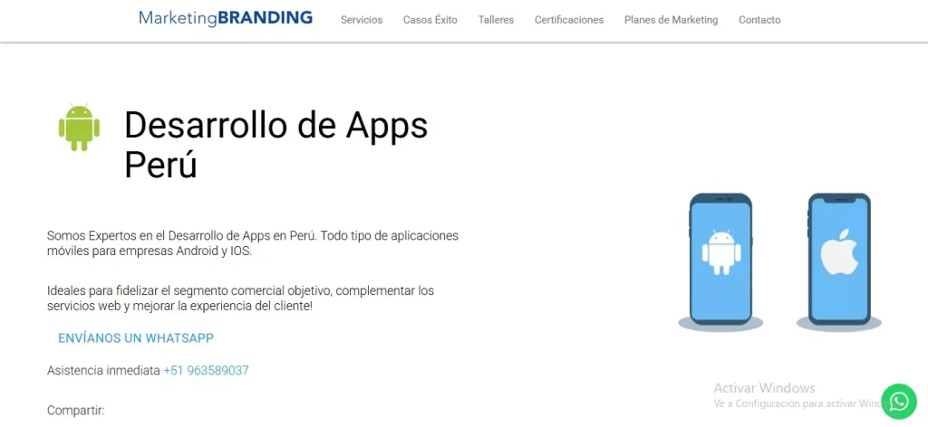 Top 5 Desarrollo de Apps en Lima Empresa Marketing Branding Perú