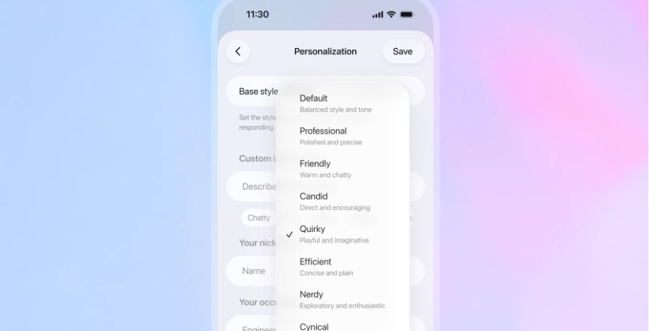 ¿Vale la pena usar ChatGPT con GPT 5.1? Chat GPT 5.1 cuenta con diferentes modos conversacionales para ajustarse a tus necesidades